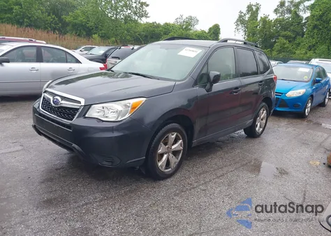 2014 Subaru Forester 2.5I Premium z USA, uszkodzony, nr VIN JF2SJAEC6EH485429